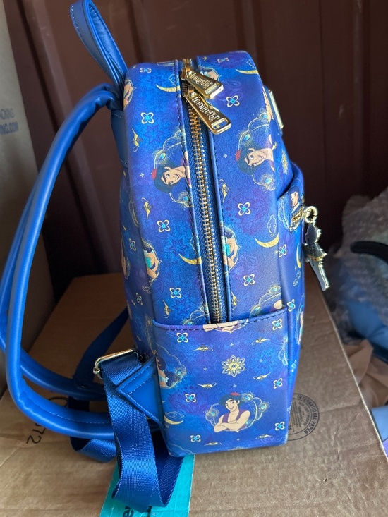Loungefly Disney Aladdin Jasmine Mini Backpack AOP Magic Lamp Exclusive main image 9